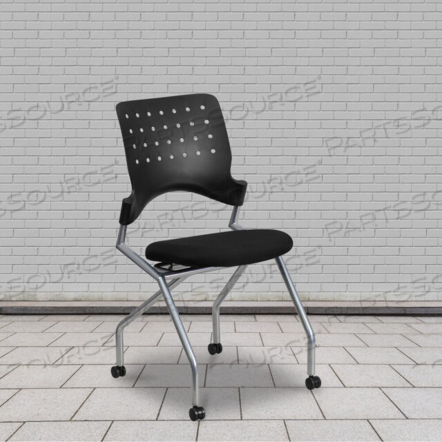 OEM#: WL-A224V-GGGALAXY МОБИЛЬНОЕ ГНЕЗДО-КРЕСЛО С ЧЕРНЫМ ТКАНЕВЫМ СИДЕНЬЕМ от Flash Furniture