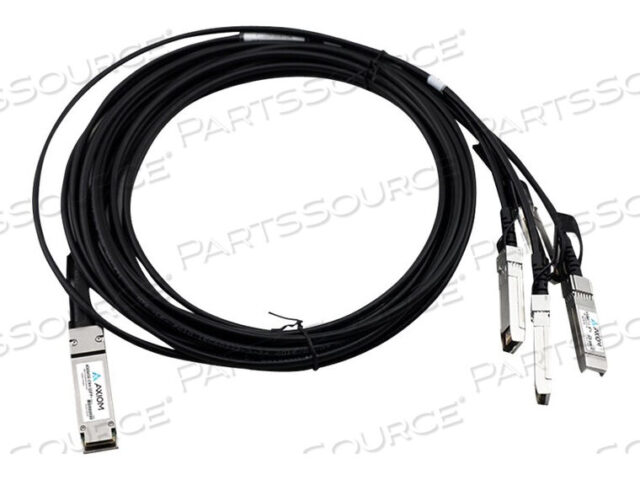 OEM#: AA1404036-E6-AXAXIOM 40GBASE-CR4 QSFP+ TO 4 10GBASE-CU SFP+ ПАССИВНЫЙ DAC СОВМЕСТИМ С AVAYA 5M от Axiom