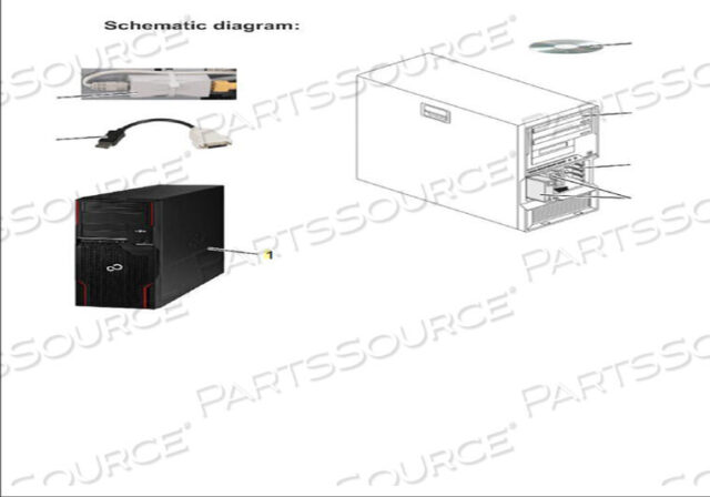 Заменяет Siemens Medical Solutions 10307676FL-C ПК CELSIUS W510 BASIC