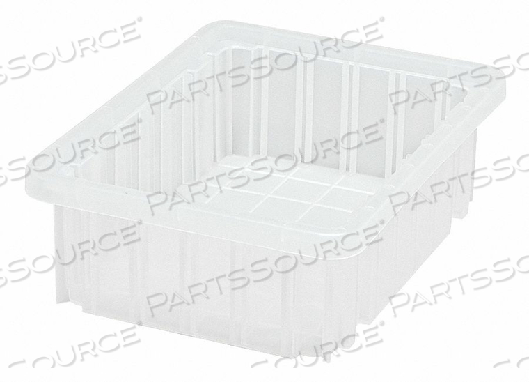 OEM#: DG91035CLРАЗДЕЛИТЕЛЬНАЯ КОРОБКА 10-7/8X8-1/4X3-1/2 В ПРОЗРАЧНОМ СОСТОЯНИИ от Quantum Storage Systems