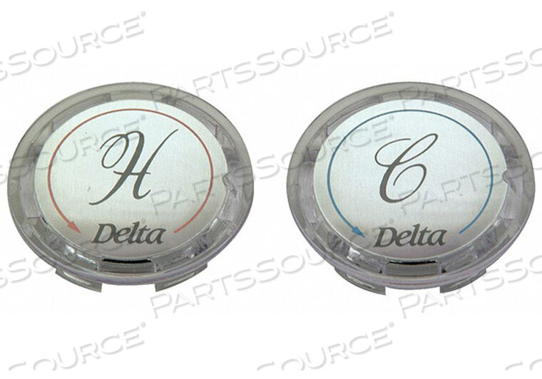 OEM#: RP19659КНОПКИ РУЧКИ КРАНА ГОРЯЧАЯ/ХОЛОДНАЯ ПРОЗРАЧНАЯ PR от Delta