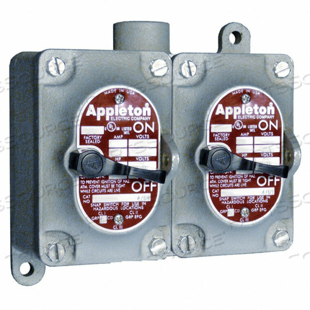 OEM#: EDS110F4WТУМБЛЕРНЫЙ ПЕРЕКЛЮЧАТЕЛЬ EDS SERIES 2 GANGS 4-WAY от Appleton Electric