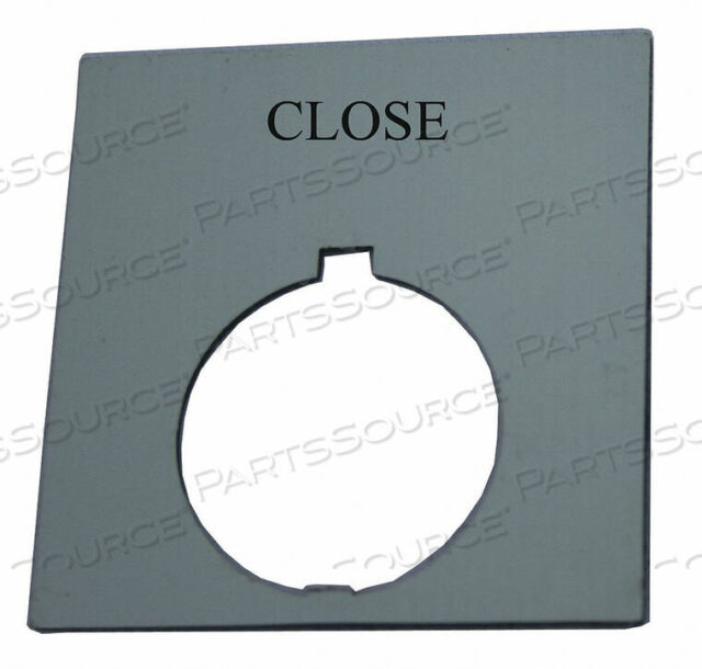 OEM#: HT8SP73LEGEND PLATE SQUARE CLOSE BLACK от Eaton