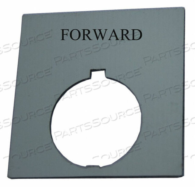 OEM#: HT8SP15LEGEND PLATE SQUARE FORWARD BLACK от Eaton