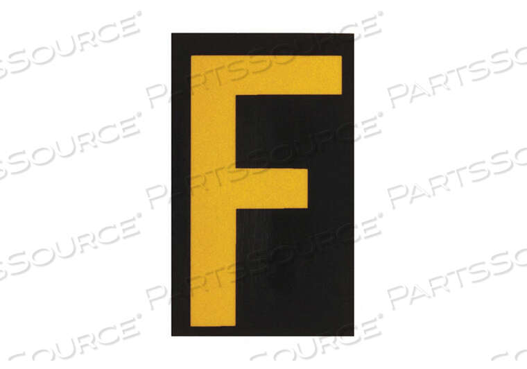 OEM#: 5000-FREFLECTIVE ЦИФРЫ И БУКВЫ F PK25 от Brady Americas