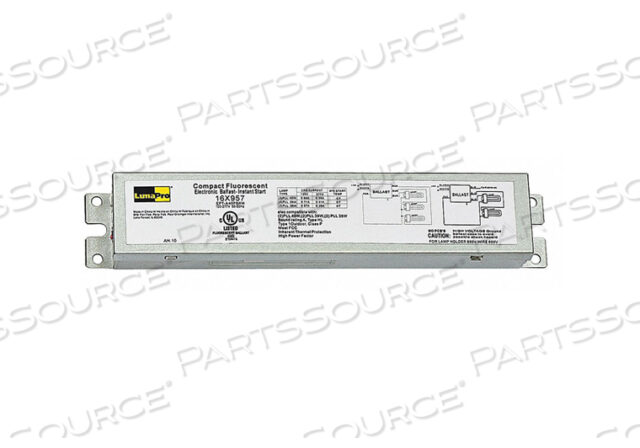OEM#: 16X957CFL БАЛЛАСТ ЭЛЕКТРОННЫЙ 104 Вт 120 ДО 277 В от Lumapro Products
