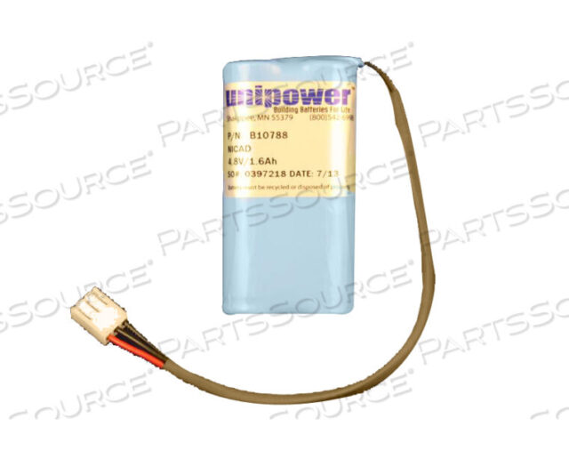 Replaces Datex-Ohmeda 1500-3125-000BATTERY, 1300 MAH, NI-CAD, 4.8 V