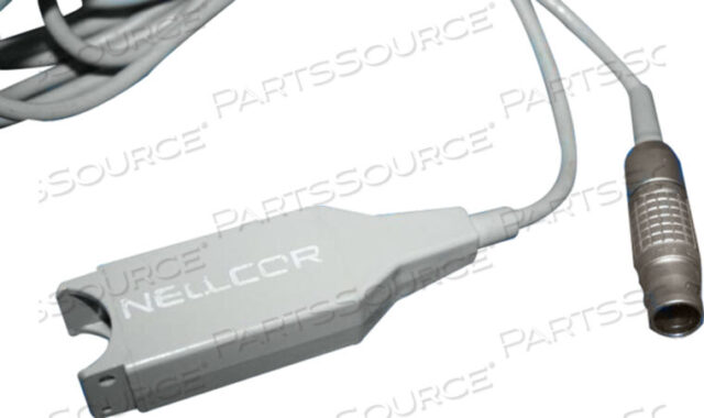 Replaces Nellcor - Covidien SP077696ADAPTER CABLE, 4 MM, 3 M CABLE, TPU JACKET, GRAY