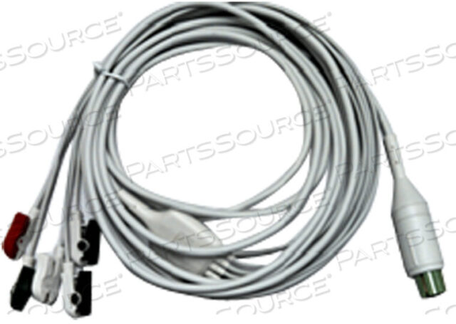 OEM#: 9293-050-605 ФИКСИРОВАННЫЙ КАБЕЛЬ ЭКГ ОТВЕДЕНИЯ от Mortara Instrument, Inc.