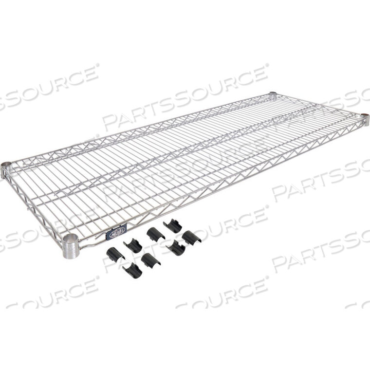 OEM#: S1448SСТАНДАРТНАЯ ПРОВОЛОЧНАЯ ПОЛКА, НЕРЖАВЕЮЩАЯ СТАЛЬ, 14 Ш X 48 Л от Precision Sourcing