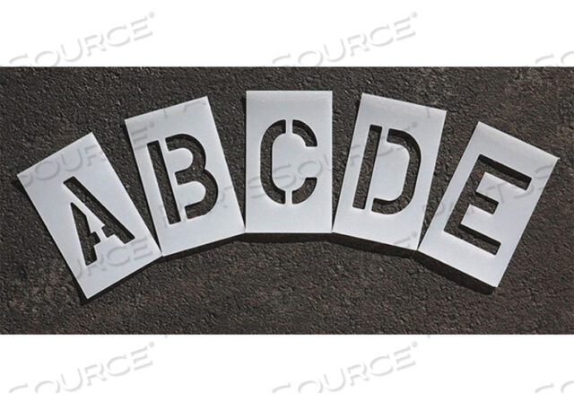 OEM#: STL-116-8025ТРАФАРЕТ ДЛЯ ТРАВЯНОГО ПОКРЫТИЯ, 2 В АЛФАВИТНОМ НАБОРЕ 1/16 от RAE Products & Chemicals Corp.
