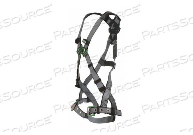 OEM#: 10195092V-FIT ПРИВЯЗЬ, D-ОБРАЗНОЕ КОЛЬЦО НА СПИНЕ, РЕМНИ ДЛЯ НОГ С ПРЯЖКОЙ-ЯЗЫКОМ, СТАНДАРТ от MSA Safety Sales, LLC