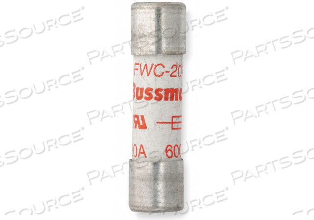 OEM#: FWC-20A10FFUSE, ПОЛУПРОВОДНИКОВЫЙ ЦИЛИНДРИЧЕСКИЙ, БЫСТРОДЕЙСТВУЮЩИЙ, 600 В переменного тока, 20 А от Cooper Bussmann