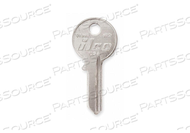 OEM#: VR91AR-VR7KEY BLANK BRASS TYPE VR7 4 PIN PK10 от Kaba