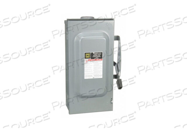 OEM#: DU323RBАВАРИЙНЫЙ ВЫКЛЮЧАТЕЛЬ 240 В переменного тока 3PST 100 AMPS AC от Square D