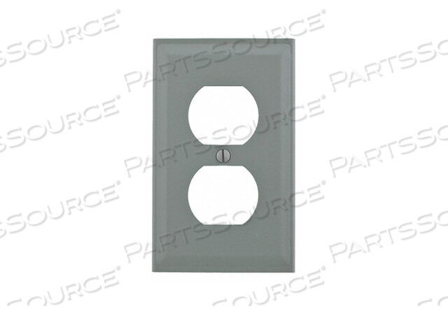 OEM#: HBL3043BEGYS КРЫШКА ДЛЯ ОДИНОЧНОЙ РОЗЕТКИ СЕРАЯ от Hubbell Incorporated, Wiring Device-Kellums