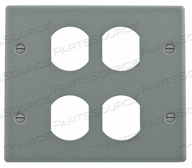 OEM#: HBL4747BBIDUPLEX PLATE IVORY STEEL PLATES от Hubbell Incorporated, Wiring Device-Kellums