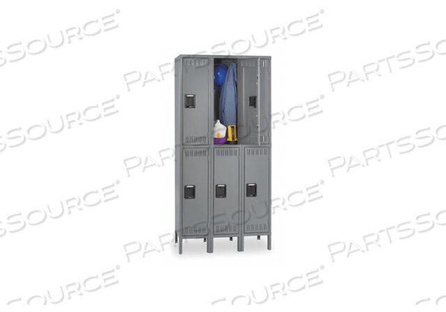 OEM#: DTK-151836-3MGШКАФЧИК ГАРДЕРОБНЫЙ LVRD 3 ШИРИНЫ 2 ЯРУСА СЕРЫЙ от Tennsco Corp.