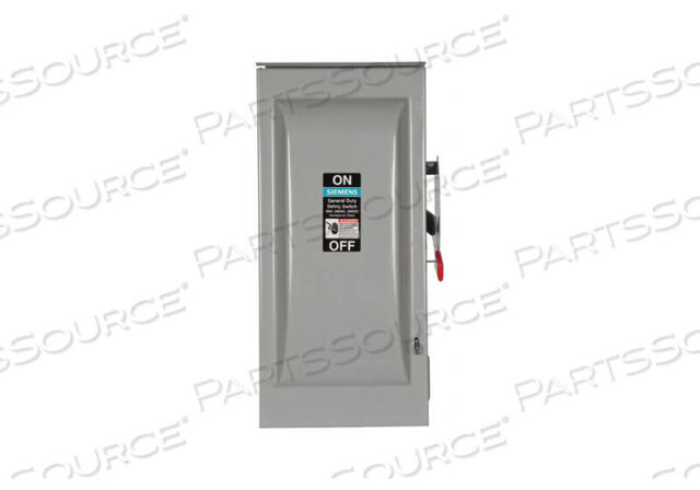 OEM#: GNF323RБЕЗОПАСНЫЙ ВЫКЛЮЧАТЕЛЬ 240 В переменного тока 3PST 100 AMPS AC от Siemens