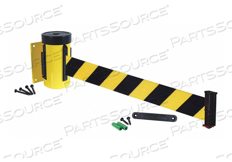 OEM#: WM700YW-BYD-REWALL MOUNT RETRACTA-BELT 4-3/4H YLW, 10 ЧЕРНО-ЖЕЛТЫЙ ВТЯГИВАЮЩИЙСЯ РЕМЕНЬ от VISIONTRON Corp.