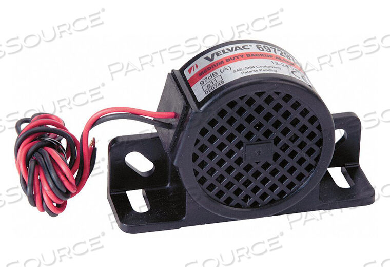 OEM#: 697297СИГНАЛИЗАЦИЯ ЗАДНЕГО ХОДА 97DB ЧЕРНАЯ 2-3/4 ДЮЙМА H от Velvac