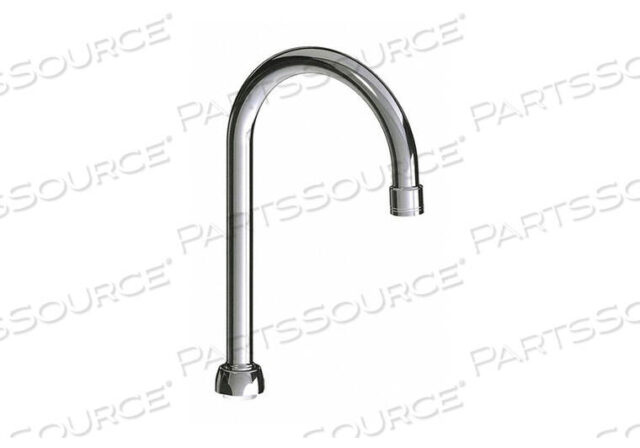 OEM#: GN2BJKCTF5 1/4 ДЮЙМА ЖЕСТКИЙ / ПОВОРОТНЫЙ ИЗЛИВ GOOSENECK от Chicago Faucets