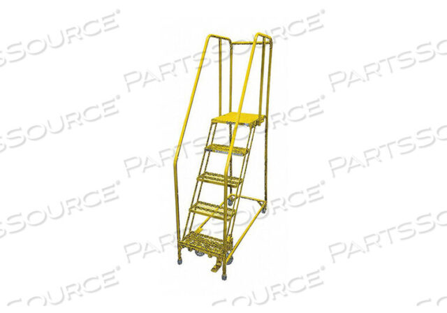 OEM#: 1005R2630A3E30B4C2P6СТАЛЬНАЯ ЛЕСТНИЦА НА КОЛЕСАХ 80 ДЮЙМОВ. ЖЕЛТАЯ от Cotterman