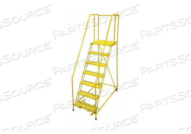 OEM#: 1007R2630A6E20B4C2P6СТАЛЬНАЯ ЛЕСТНИЦА НА КОЛЕСАХ, 100 ДЮЙМОВ, ЖЕЛТАЯ, от Cotterman