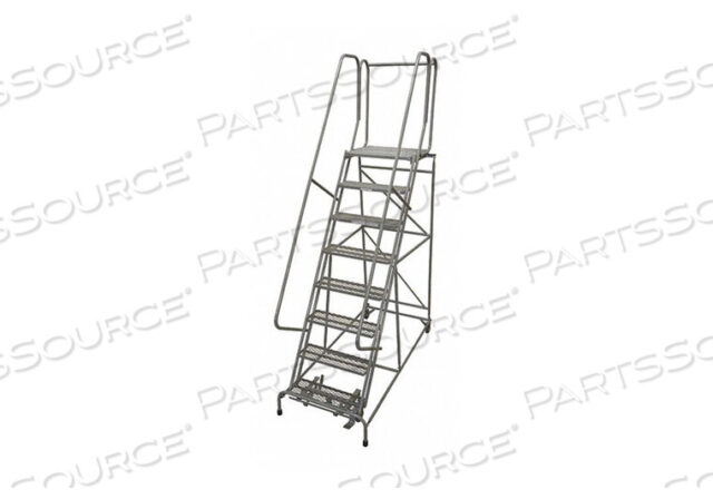 OEM#: 1008R2632A6E30B4AC1P6СТАЛЬНАЯ ЛЕСТНИЦА НА КОЛЕСАХ, 110 ДЮЙМОВ, СЕРАЯ, от Cotterman