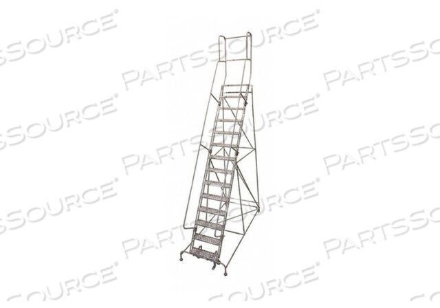 OEM#: 1514R2642A6E10B4W5C1P3ЛЕСТНИЦА СТАЛЬНАЯ 182 ДЮЙМА. ВЫСОТА. СЕРАЯ от Cotterman