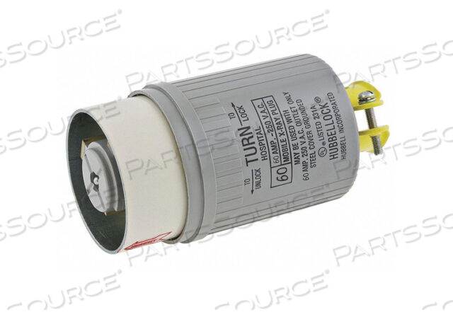 OEM#: HBL25625PLUG 250V 60A 2P 3W 1PH от Hubbell Incorporated, Электромонтажное устройство-Kellums