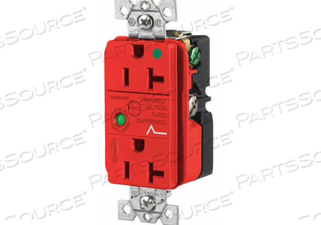 OEM#: HBL8362RSARECEPTACLE DECO 20A 5-20R 125V RED от Hubbell Incorporated, Электромонтажное устройство-Kellums