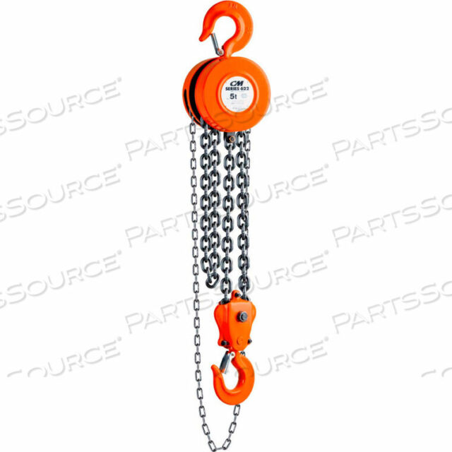 OEM#: 2234ASERIES 622 РУЧНАЯ ЦЕПНАЯ ТАЛЬ, ГРУЗОПОДЪЕМНОСТЬ 5 ТОНН, ПОДЪЕМ 20 ФУТОВ от Columbus McKinnon
