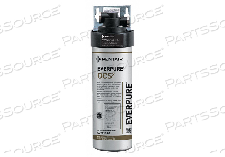 OEM#: EV927560-75 СИСТЕМА ФИЛЬТРОВАНИЯ КОФЕ 3/8 ДЮЙМА FNPT 0.5 ГАЛЛОНОВ В МИНУТУ от Everpure (PENTAIR Foodservice)