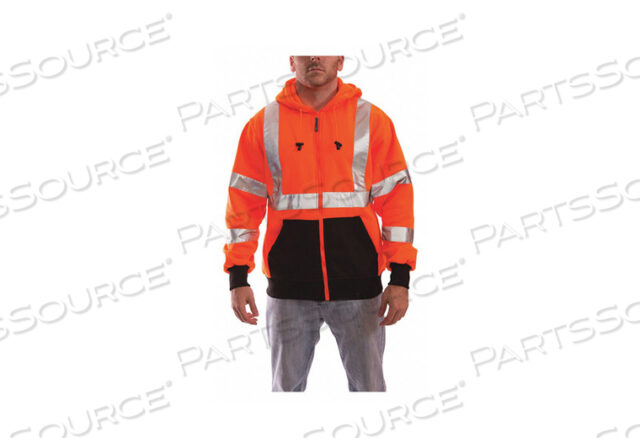OEM#: S78129СВИТШОТ С КАПЮШОНОМ HI-VIS ORG/BLK PET S от Tingley Rubber