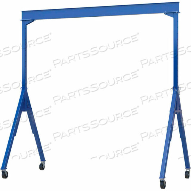 OEM#: AHS-2-15-12СТАЛЬНОЙ ПОРТАЛЬНЫЙ КРАН С РЕГУЛИРУЕМОЙ ВЫСОТОЙ, 15Ш X 76-12В, ГРУЗОПОДЪЕМНОСТЬЮ 2000 ФУНТОВ от Vestil Manufacturing Corp.