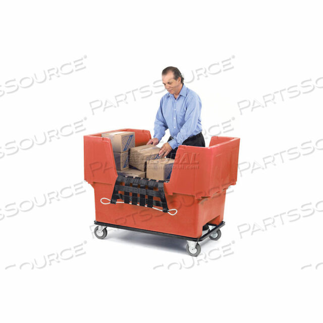 OEM#: 51166718R-5S + 51A1607-W-00RED ЛЕГКИЙ ДОСТУП 18 БУШЕЛЕЙ ПЛАСТИКОВЫЙ ПОЧТОВЫЙ И ЯЩИКОВЫЙ ТЕЛЕЖКА 51166718R-5S С ГРУЗОВОЙ СЕТКОЙ от Cr Daniels | Dandux