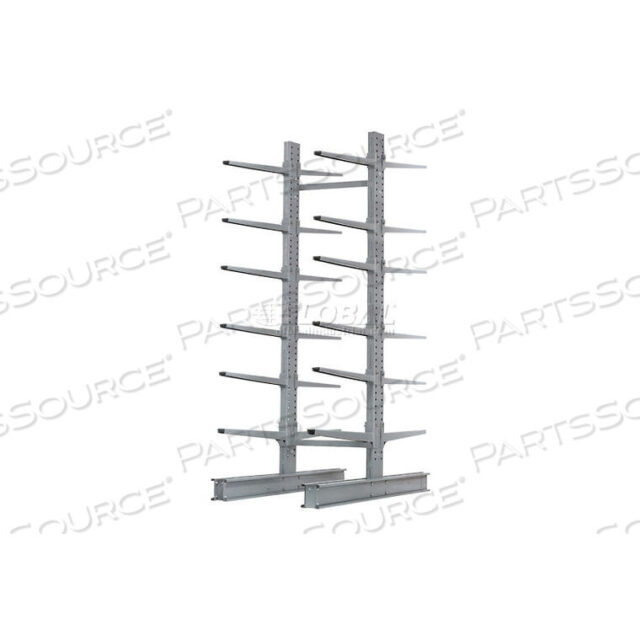 OEM#: S2DU12DOUBLE SIDED HD CANTILEVER RACK STARTER,72WX107DX12H,17000 LB CAP, FOR USE W/2000 SERIES,NO LIP by Modern Equipment (Meco)