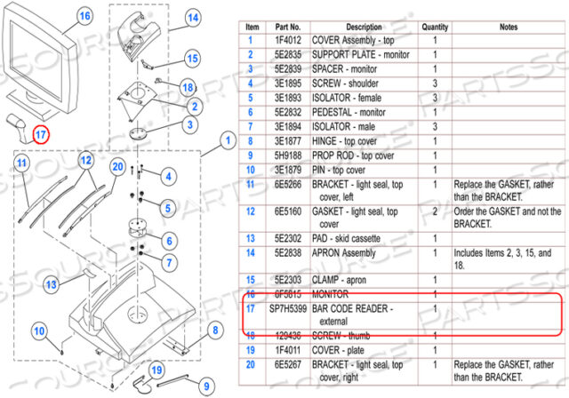EXTERNAL BARCODE READER