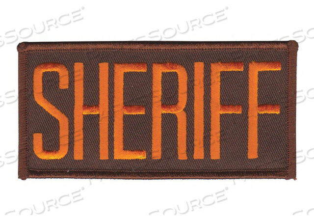 OEM#: 5727EMBRDRD PATCH SHERIFF DRK GOLD ON BROWN от Heros Pride