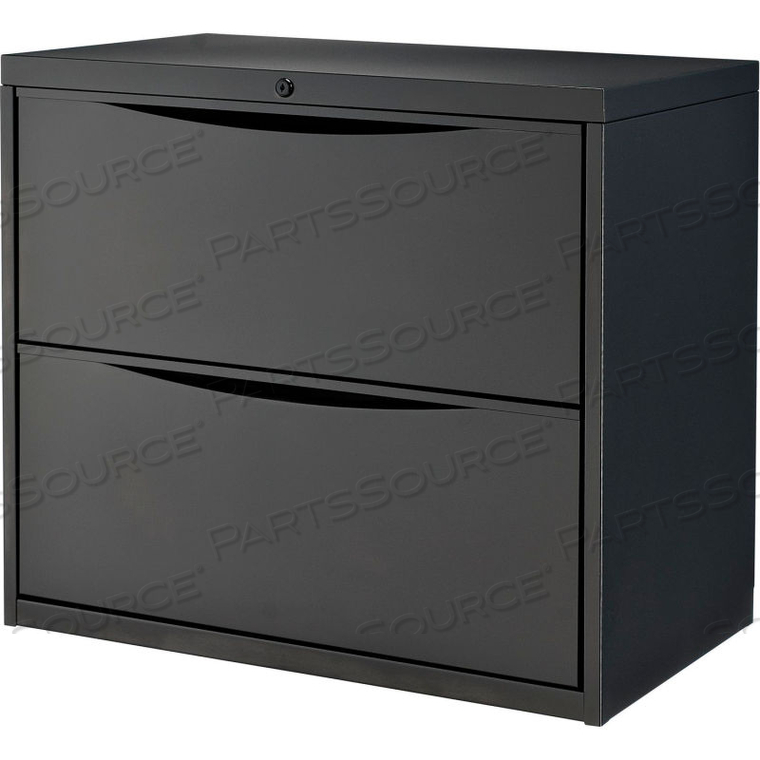 OEM#: LF-30-2D-BLACKINTERION 2-DRAWER PREMIUM LATERAL FILE CABINET, 30 Ш x 18 Г x 28 В, ЧЕРНЫЙ от Jiaxing Haihong Mechanical & Electrical
