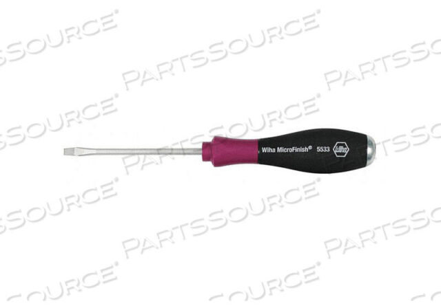 OEM#: 53320MICROFINISH XHEAVY DUTY SLOTTED 6.5MM X 125MM от Wiha Tools