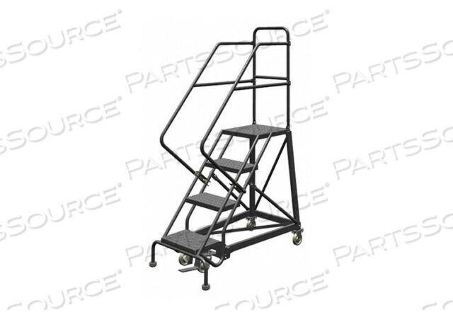 OEM#: KDEC1042464 STEP 24W стальная поворотная лестница с защитным уголком, перфорированная ступенька, серая от Tri-Arc