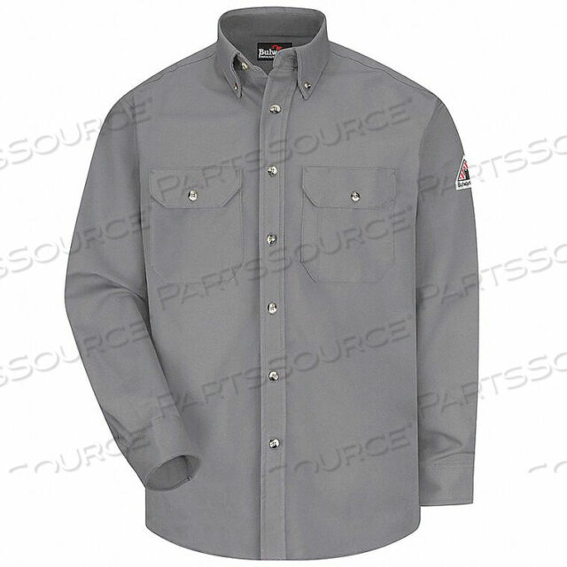 OEM#: SLU2SY LN XLEXCEL FR COMFORTOUCH FR DRESS UNIFORM SHIRT SLU2, SILVER GRAY, SIZE XL LONG by VF Imagewear, Inc.