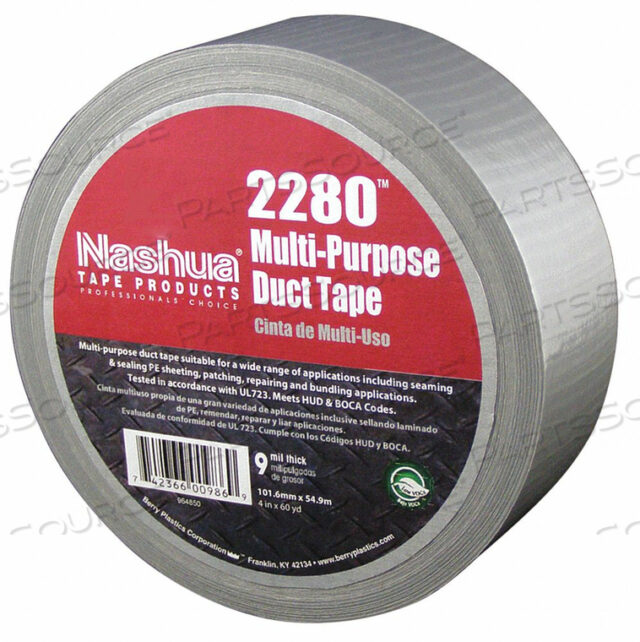 OEM#: 2280ЛЕНТА ИЗОЛЯЦИОННАЯ 48MM X 55M 9 MIL SILVER от Nashua