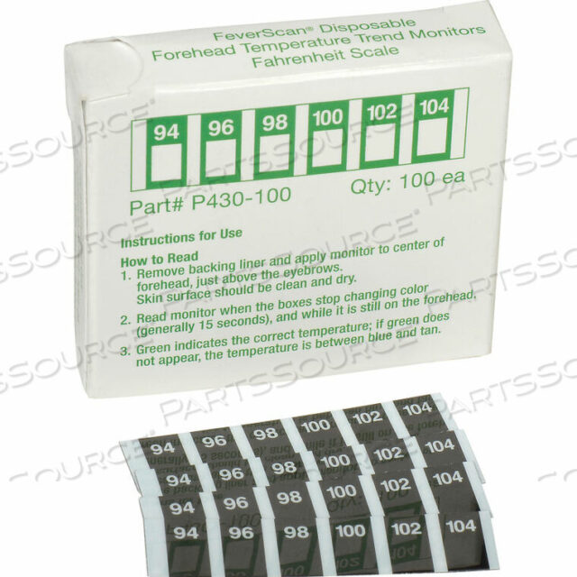 OEM#: 79233FEVERSCAN ЛОБНЫЙ ТЕРМОМЕТР 100/КОРОБКА от Medique