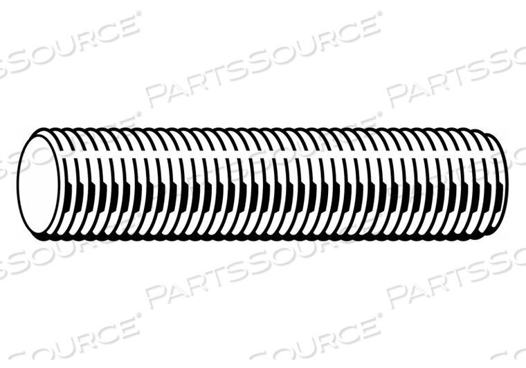 OEM#: U22320.050.0200THREADED STUD PLAIN 1/2-13X2 PK250 by Fabory