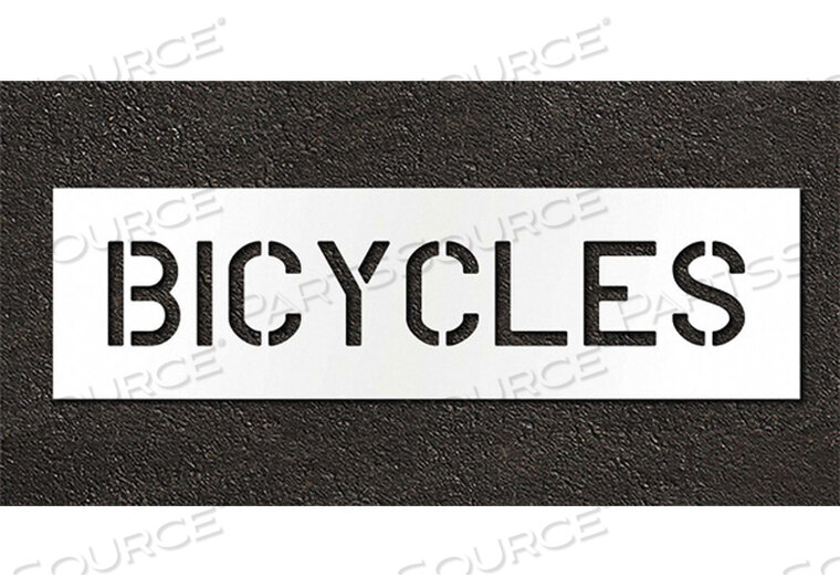 OEM#: STL-116-70618ТРАФАРЕТ ДЛЯ ТРОТУАРНОГО ВЕЛОСИПЕДА 6 ДЮЙМОВ от RAE Products & Chemicals Corp.