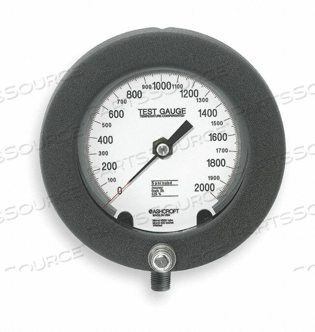 OEM#: 60-1082PS 02L 2000 PSID0814 МАНОМЕТР ОТ 0 ДО 2000 PSI 6 ДЮЙМОВ 1/4 ДЮЙМА от Ashcroft Inc.