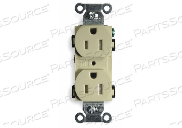 OEM#: CR15ITRReceptacle DUPLEX 15A 5-15R 125V IVORY от Hubbell Incorporated, Wiring Device-Kellums